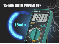 PROSKIT Multímetro Digital 3½ Retroiluminado True Rms PROSKIT Multímetro Digital 3½ Retroiluminado True Rms